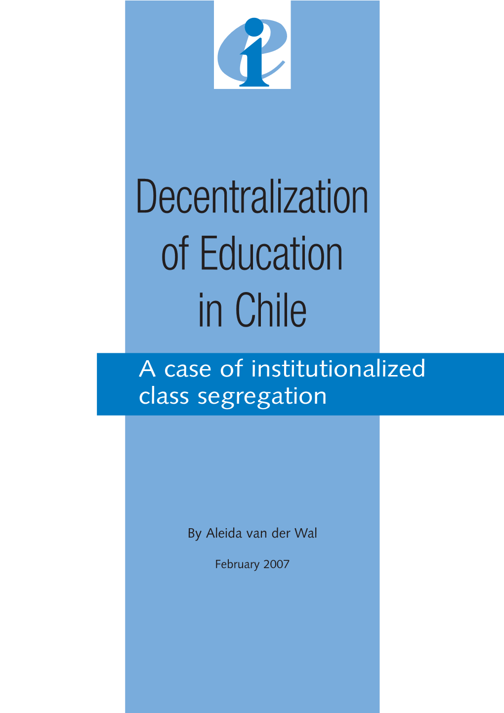 Decentralization of Education in Chile