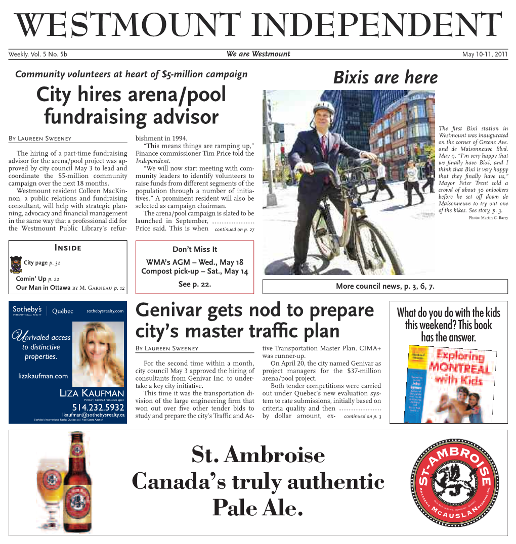 Westmount Independent, May 10, 2011