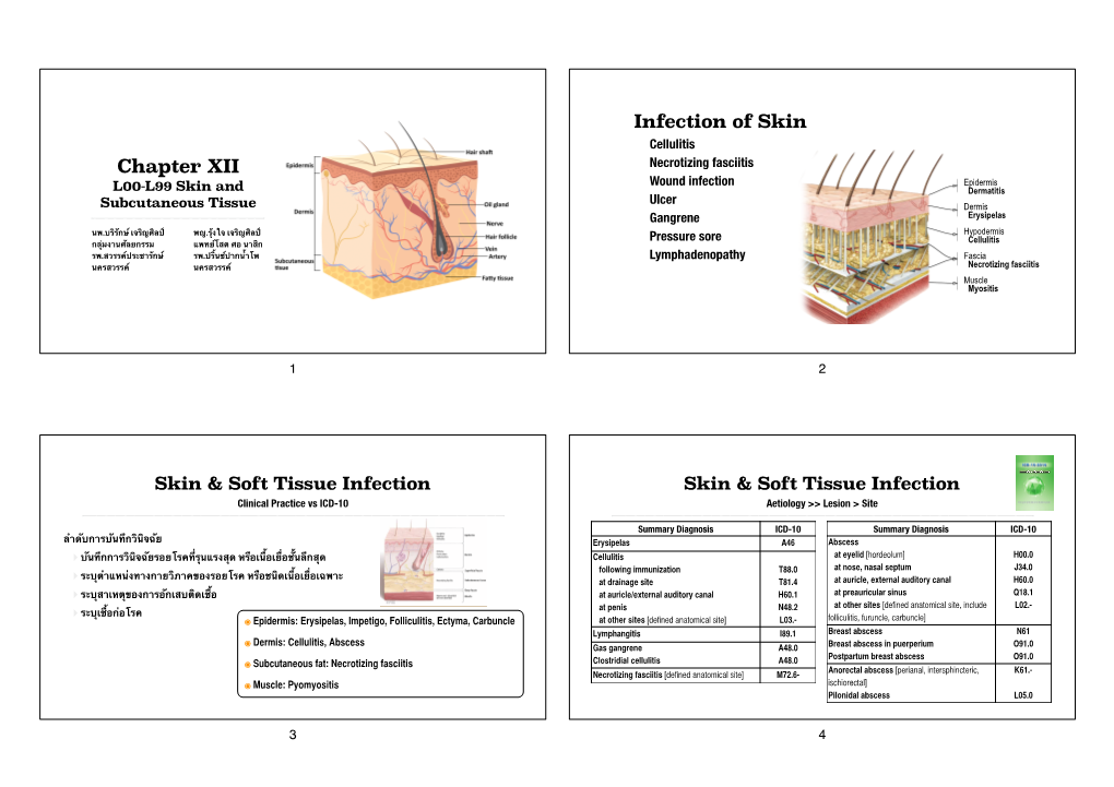 Chapter XII Infection of Skin