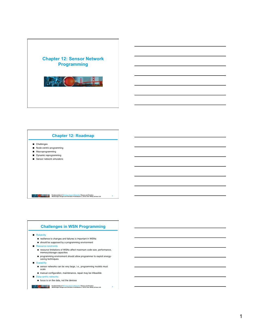 Chapter 12: Sensor Network Programming