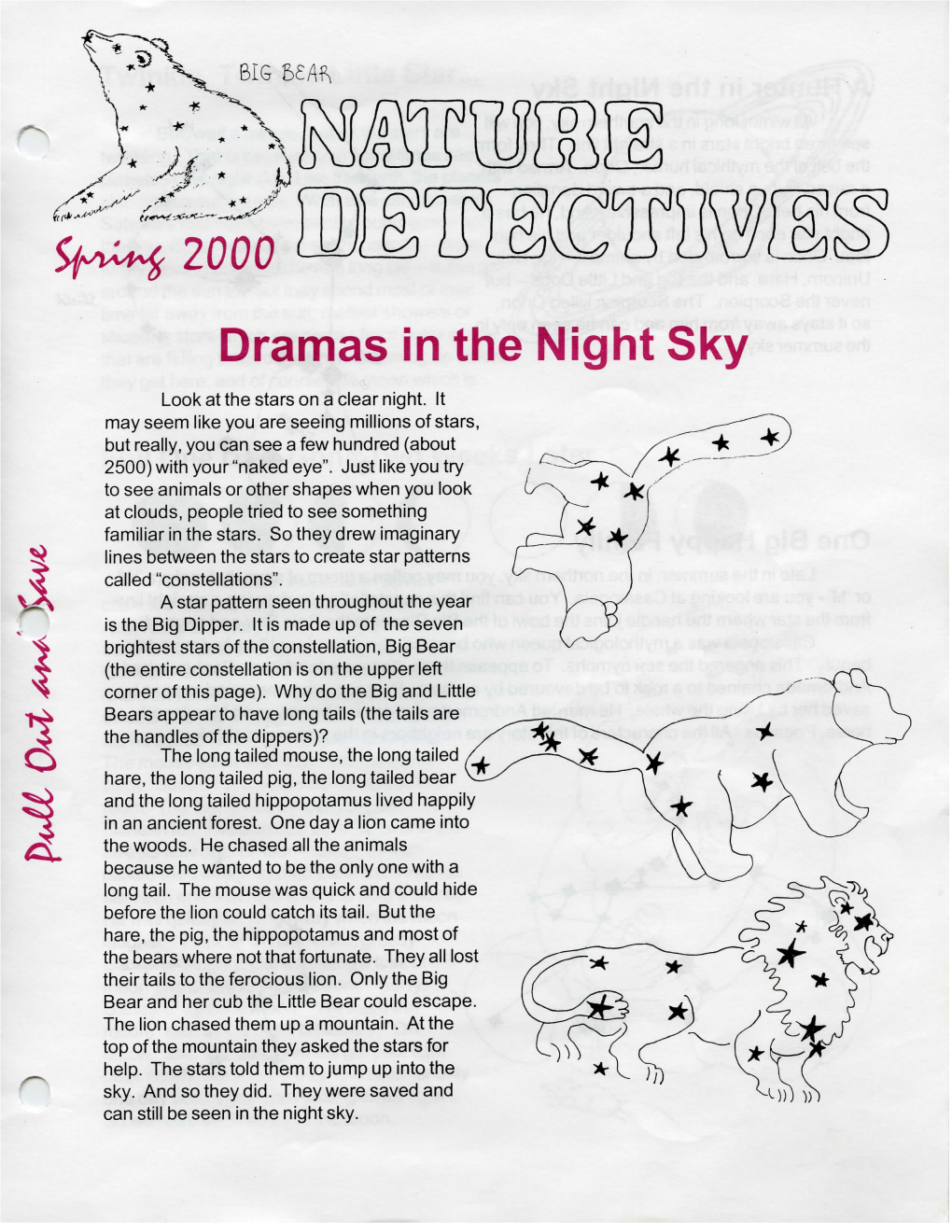 Dramas in the Night Sky