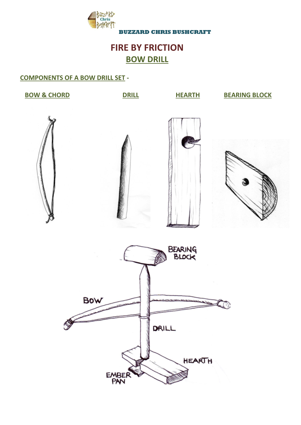 Fire by Friction Bow Drill