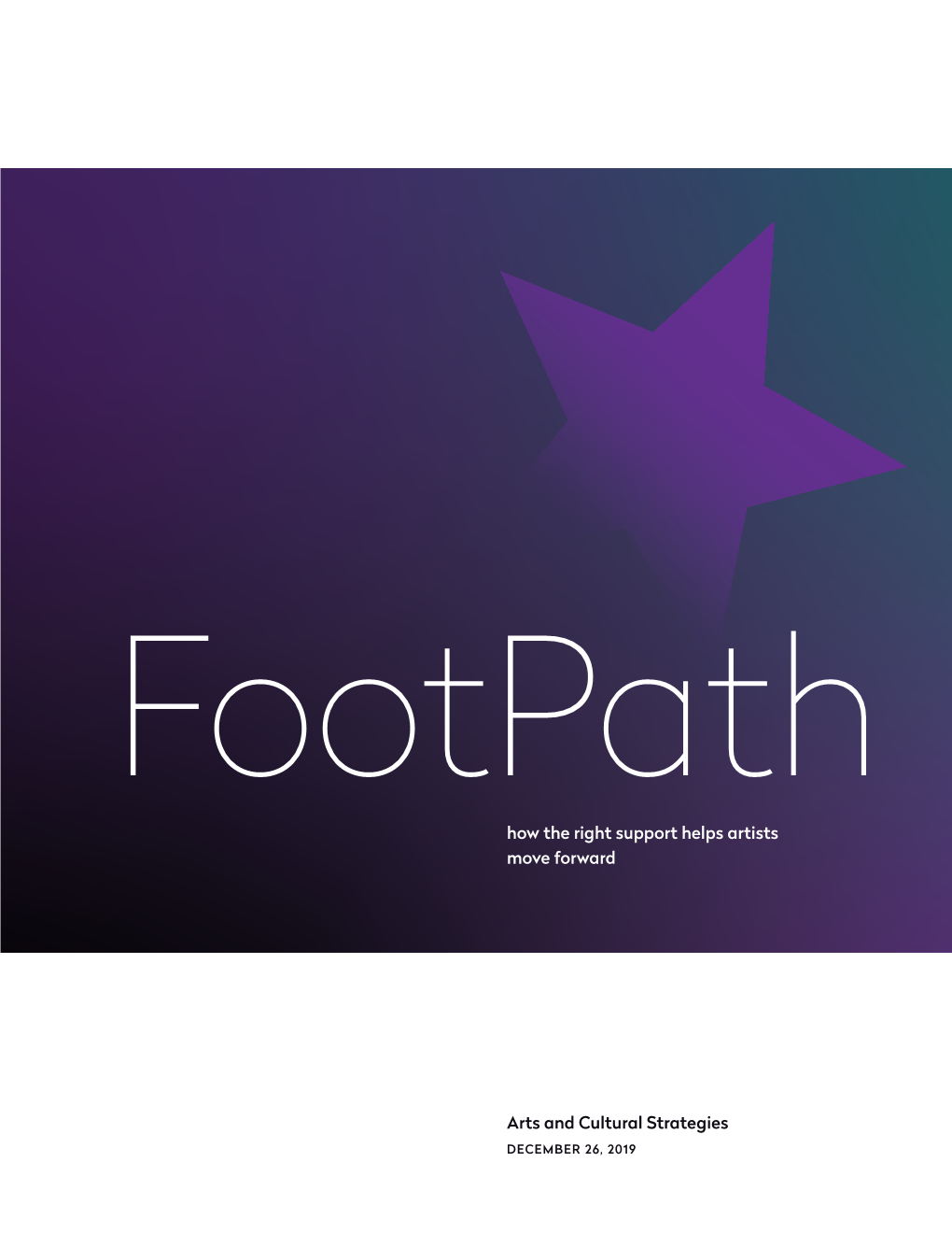 Pentacle Nextsteps Footpath Report