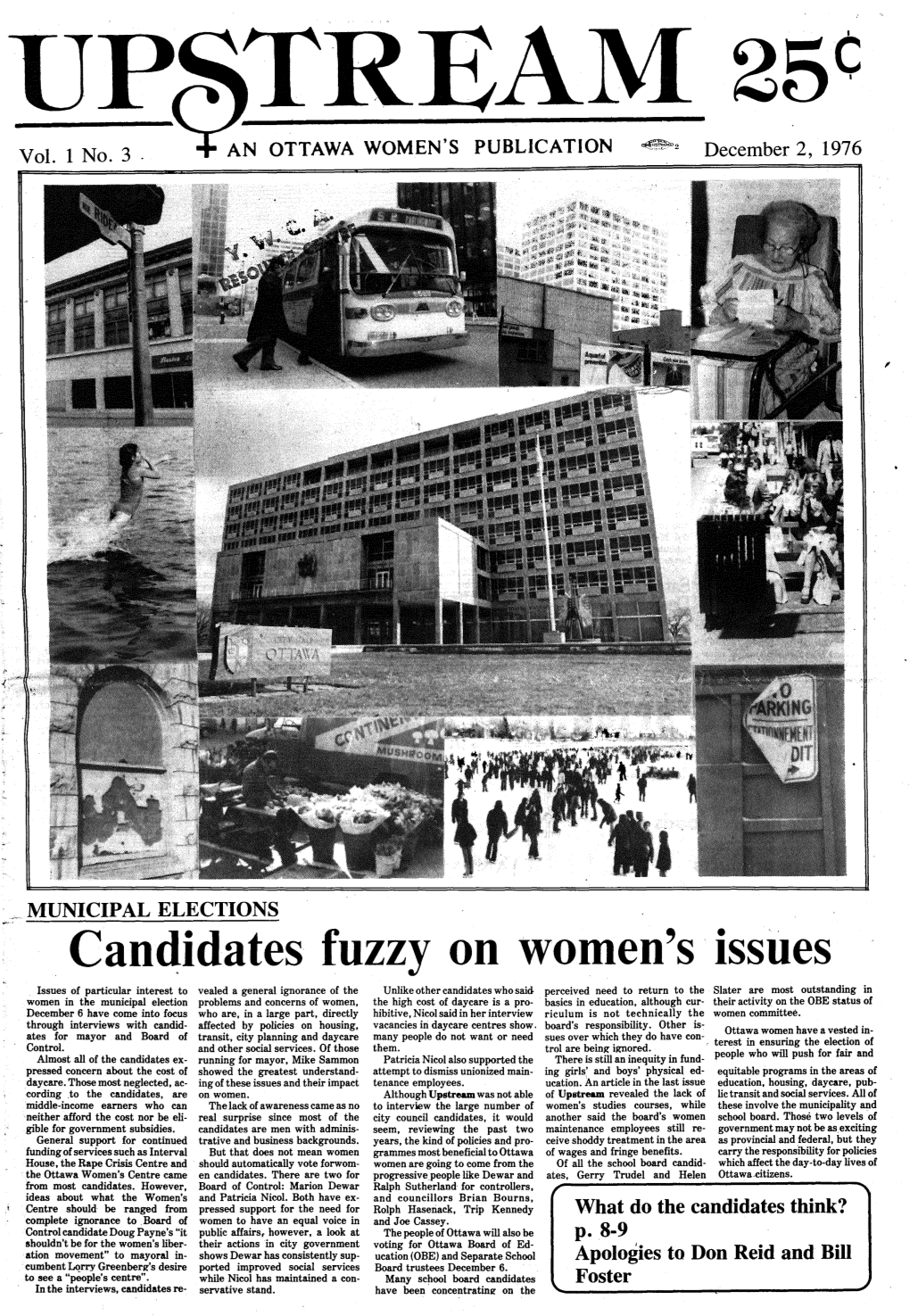 Candidates Fuzzy on Women's · Isslles