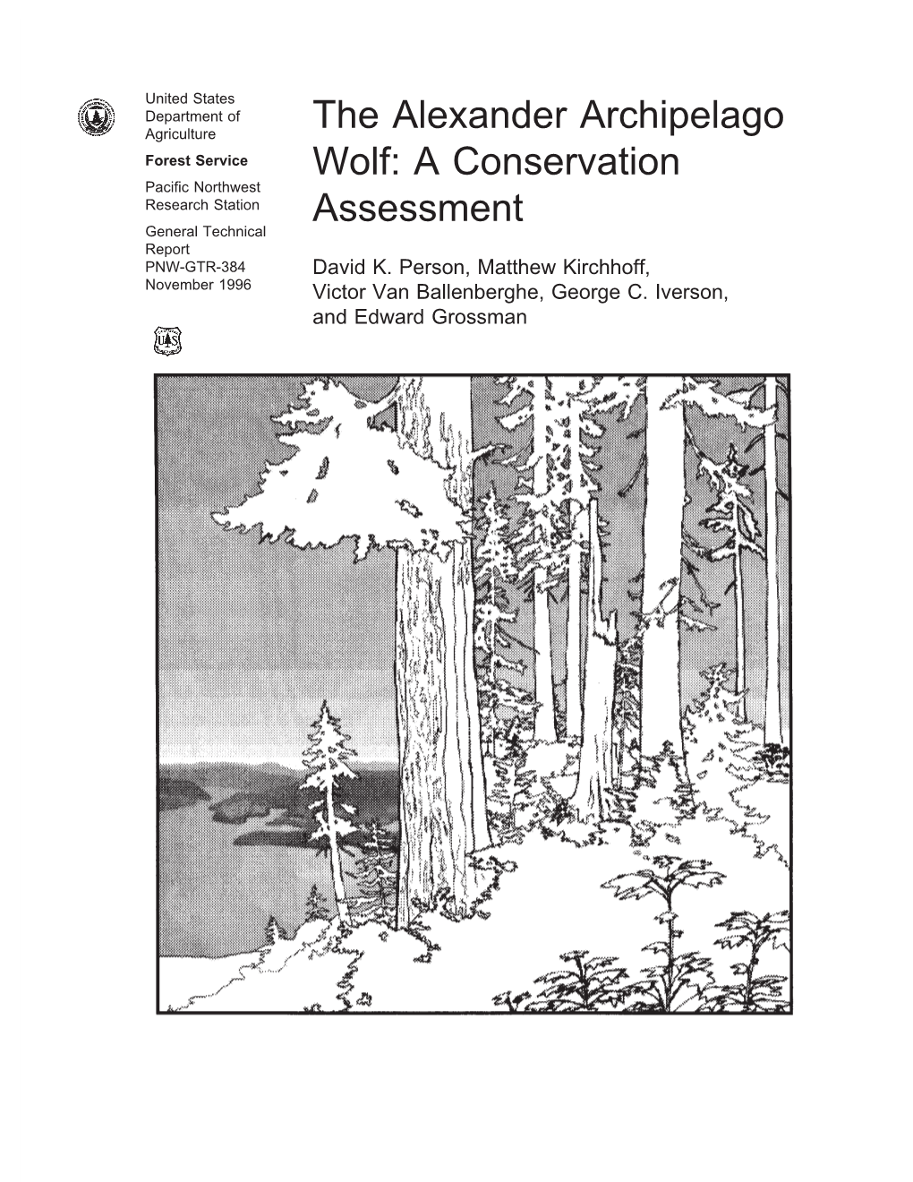 Alexander Archipelago Wolf: a Conservation Assessment