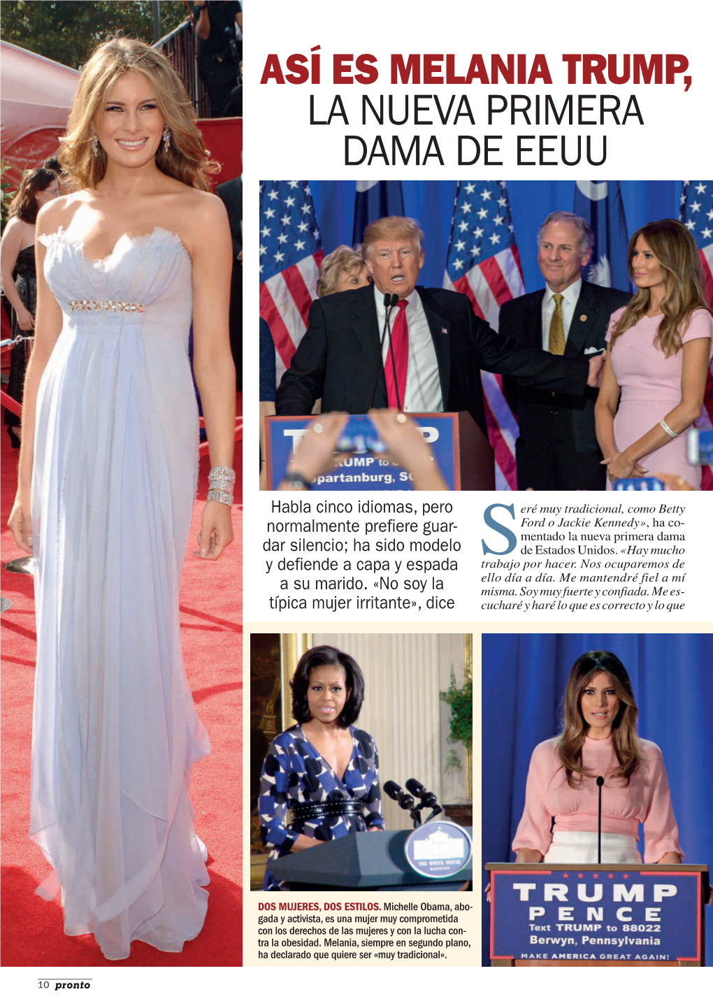 Así Es Melania Trump, La Nueva Primera Dama De Eeuu