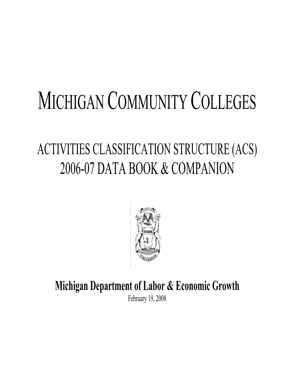 Michigan Community Colleges