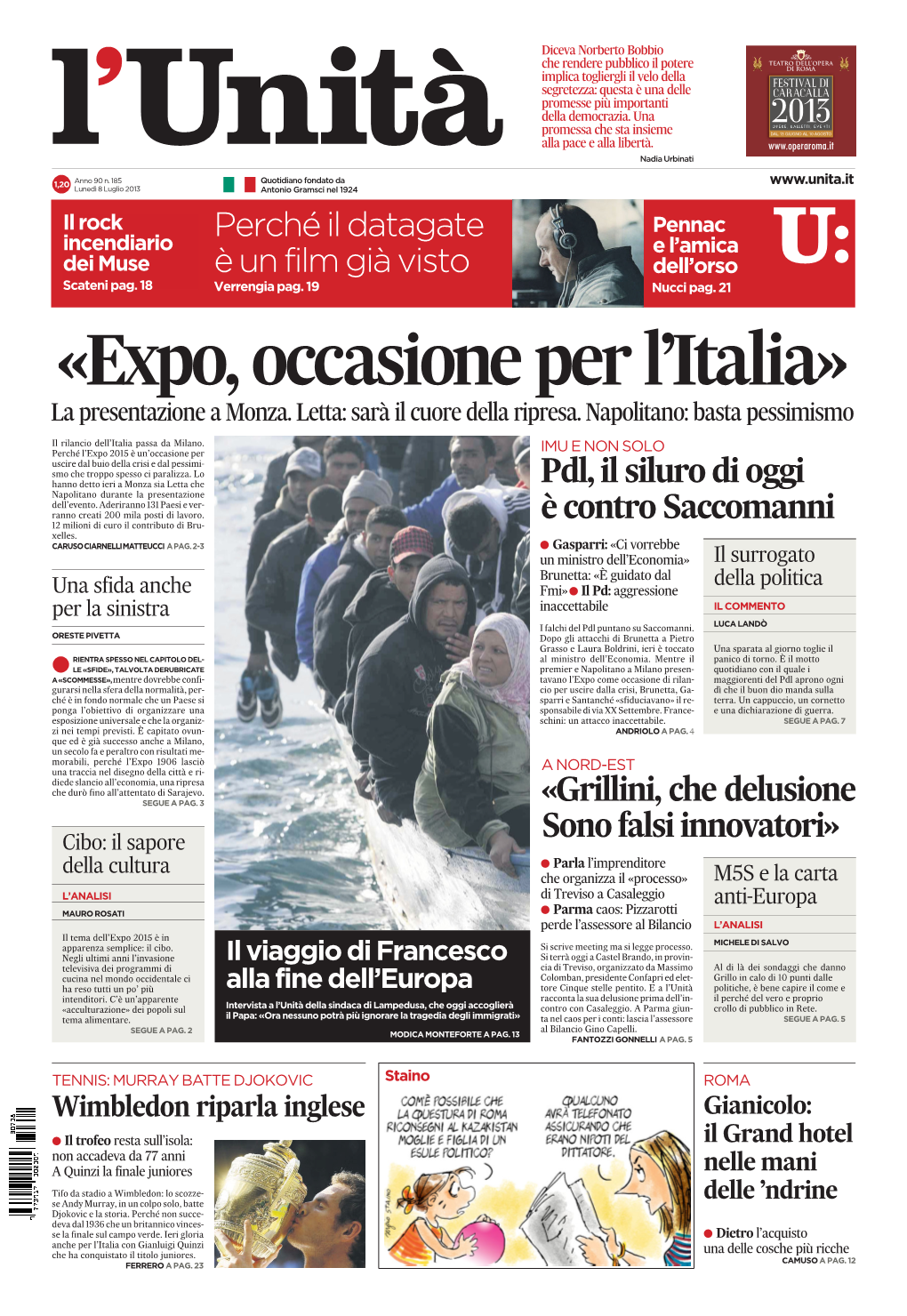 «Grillini, Che Delusione Sono Falsi Innovatori» Pdl, Il Siluro Di Oggi È