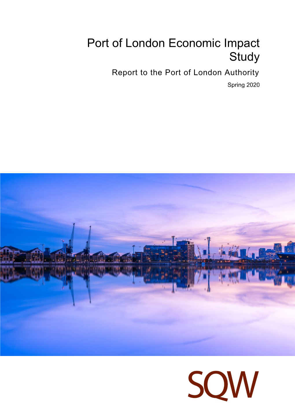 Economic Impact of the Port of London