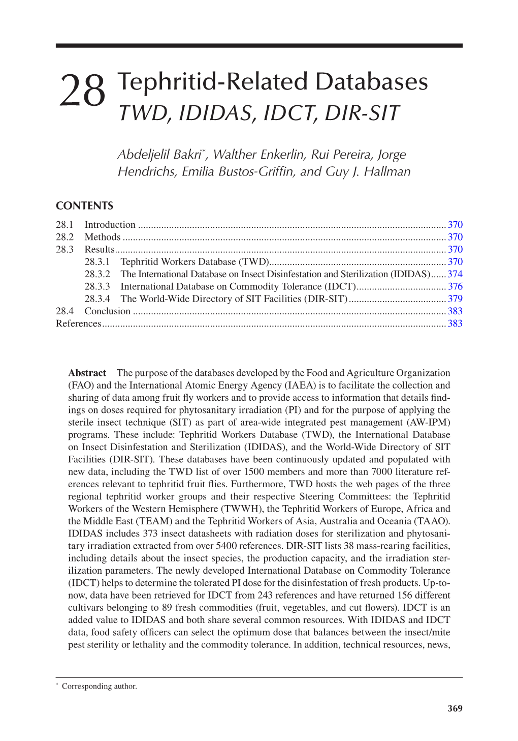 Area-Wide Management of Fruit Fly Pests