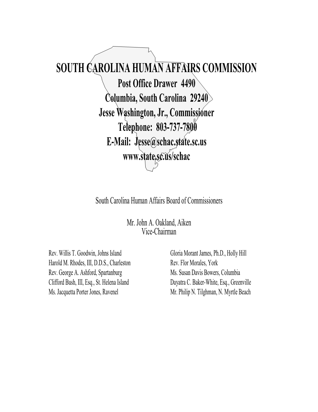 South Carolina Human Affairs Commission