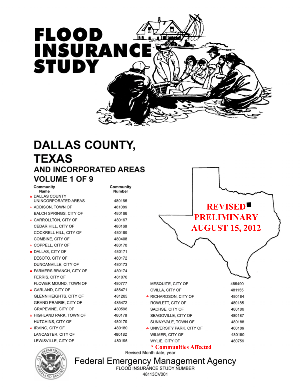 Flood Insurance Study for Dallas County