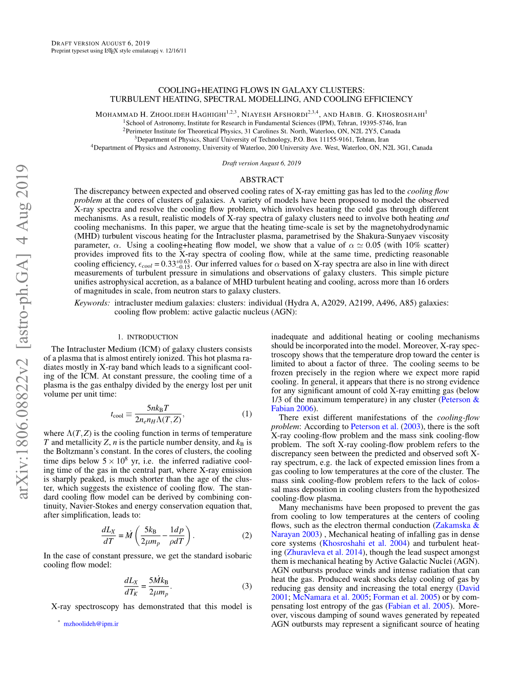 Cooling+ Heating Flows in Galaxy Clusters: Turbulent Heating, Spectral