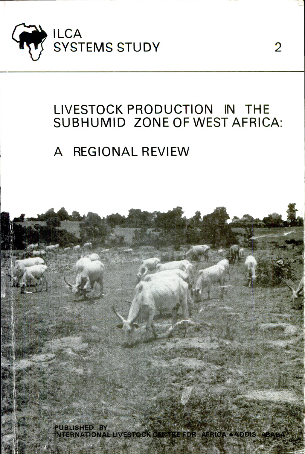 Livestock Production in the Subhumid Zone of West Africa