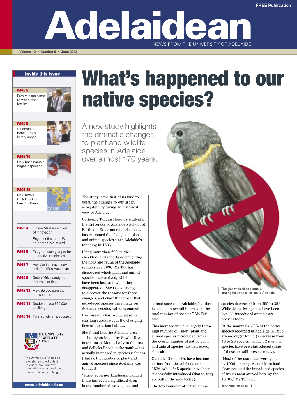 What's Happened to Our Native Species?