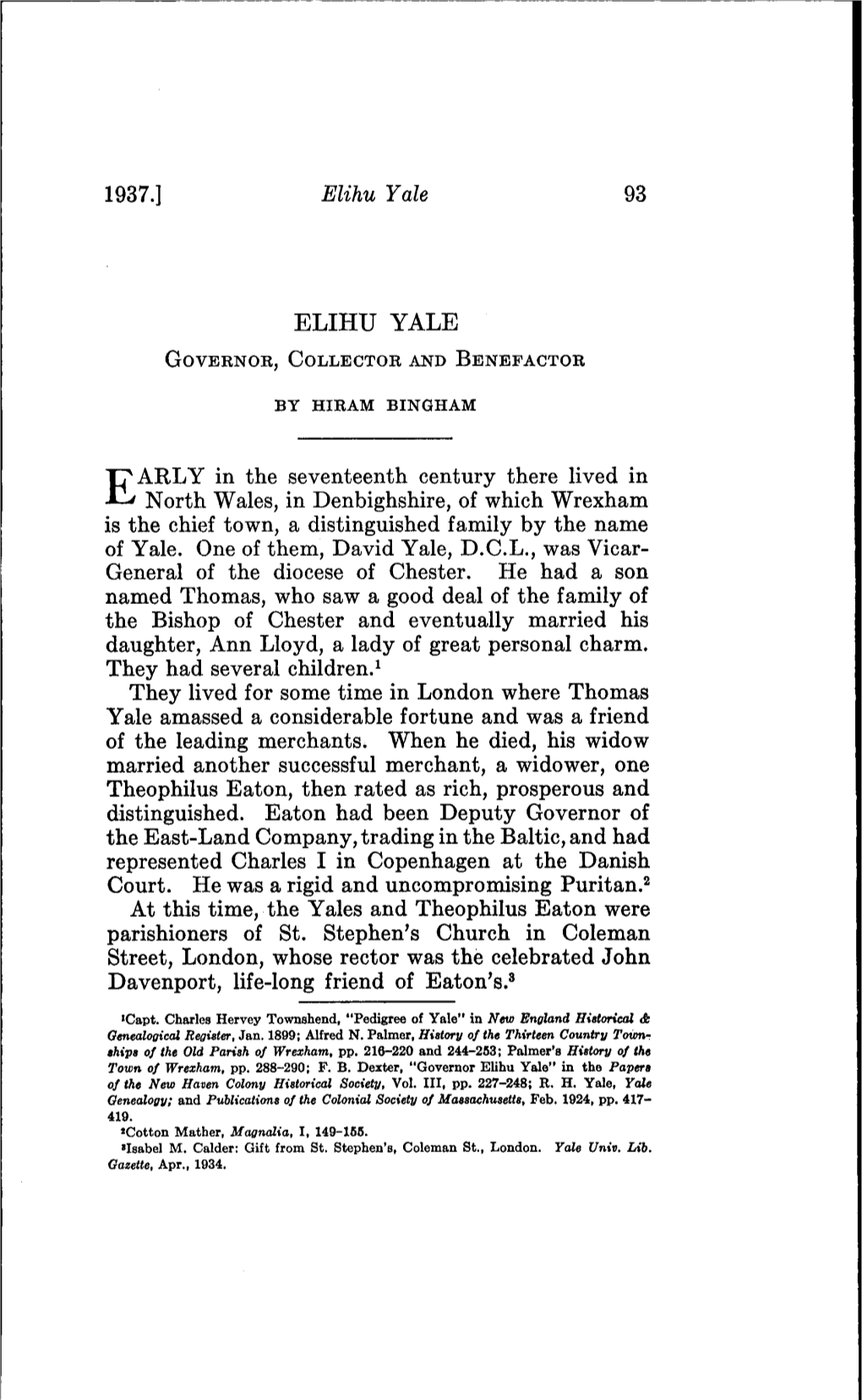 Elihu Yale 93