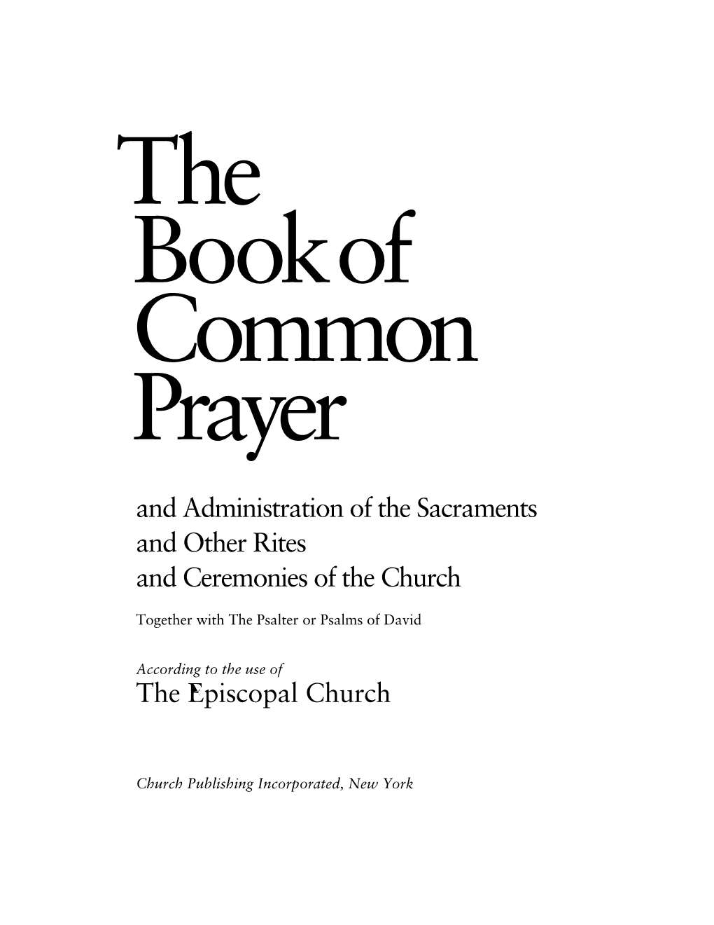 Book of Common Prayer Burial Rites