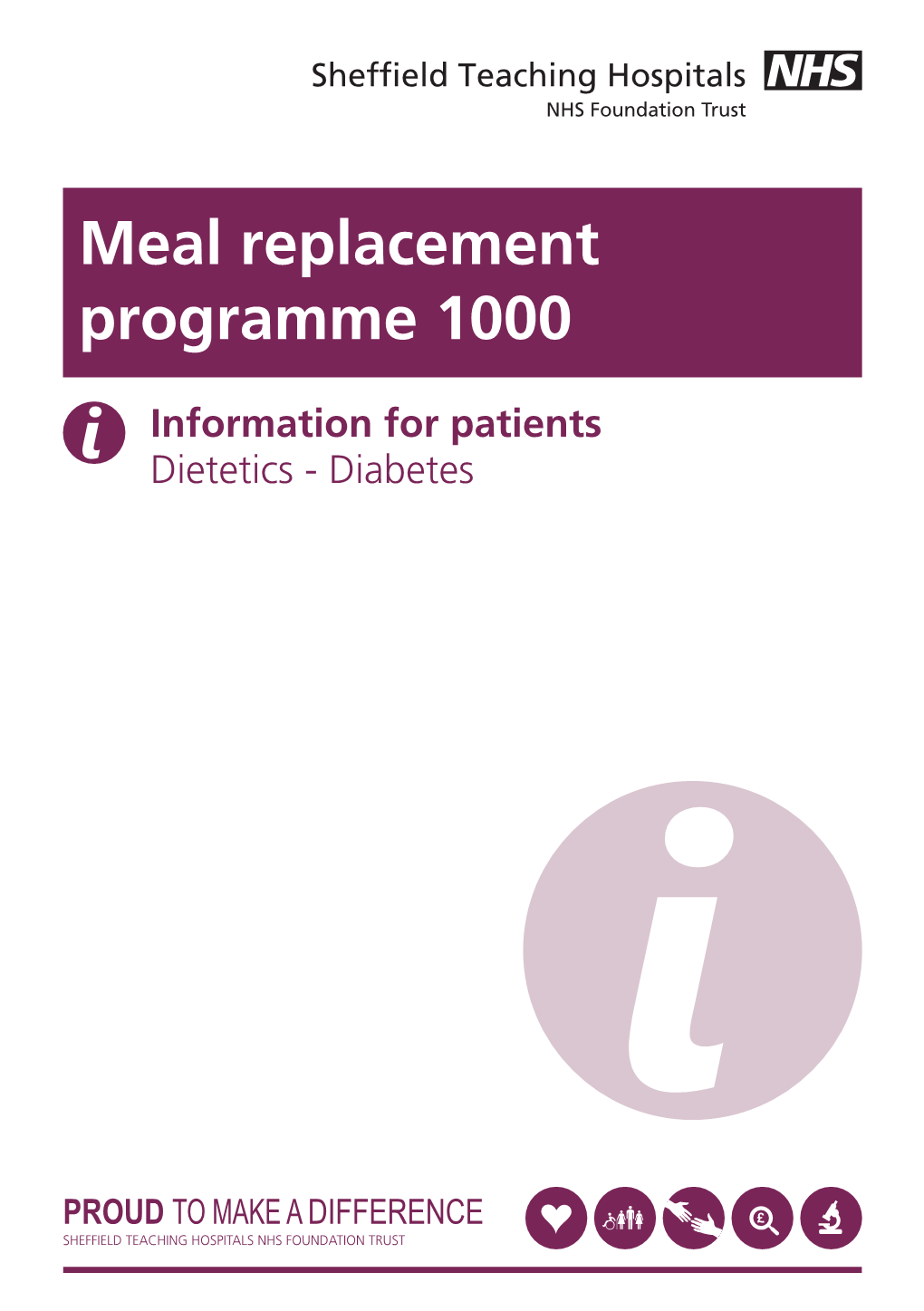 Meal Replacement Programme 1000