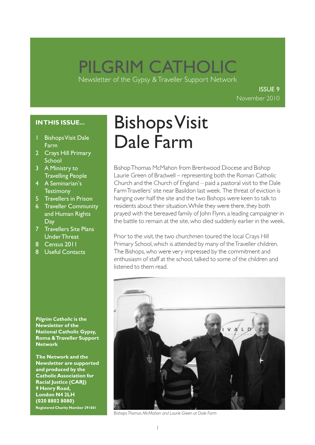 Bishops Visit Dale Farm