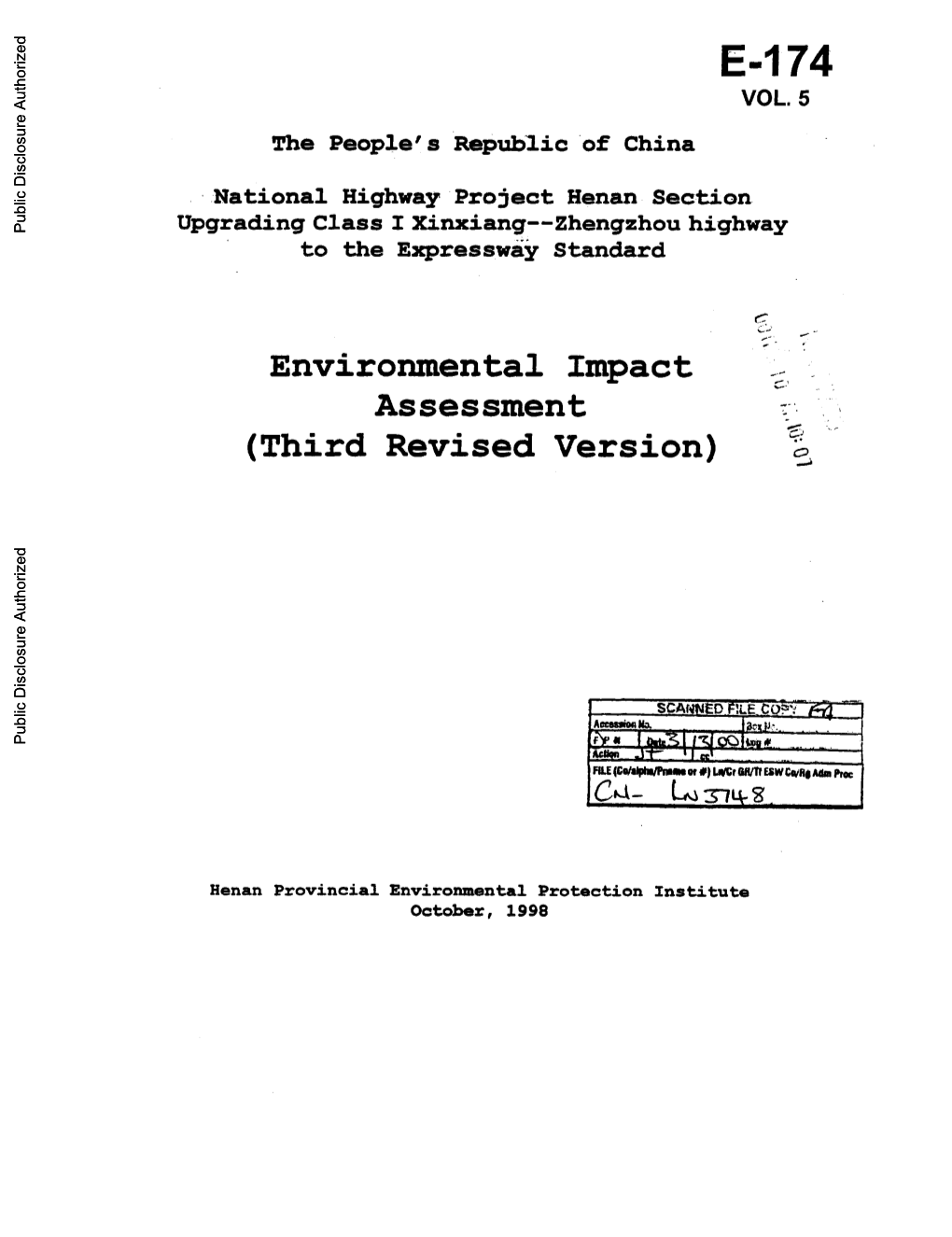 World Bank Document