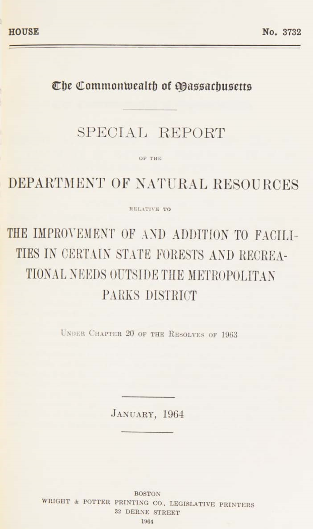 Department of Natural Resources the Metropolitan