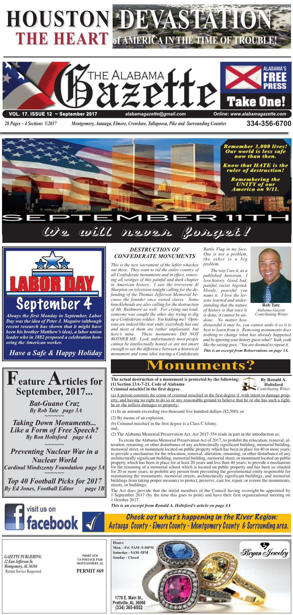 Alabama Gazette September 2017