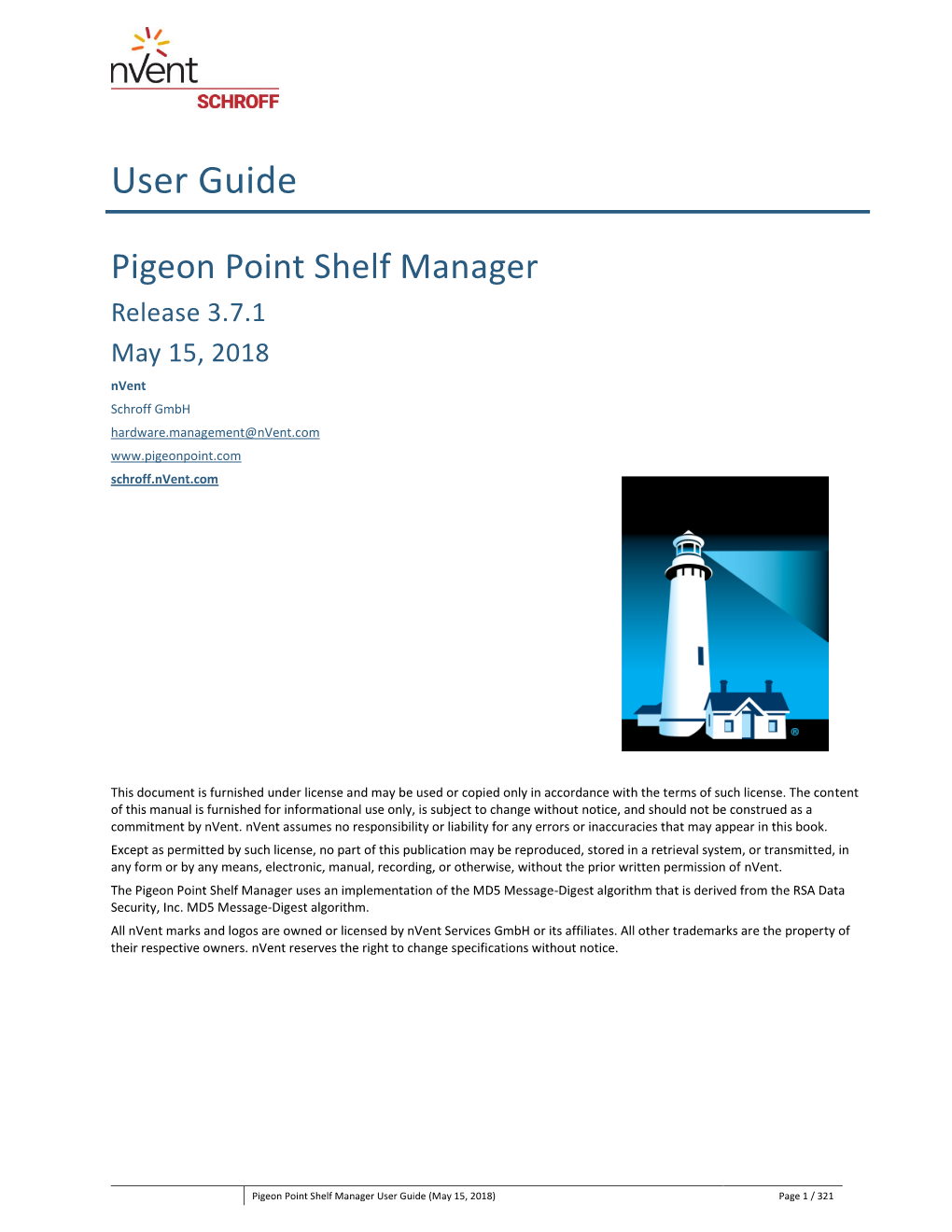 Shelf Manager User Guide (May 15, 2018) Page 1 / 321