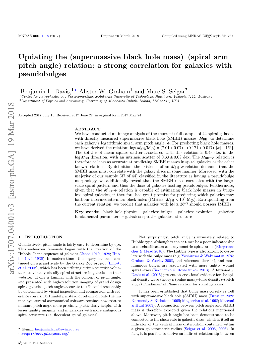 Updating the (Supermassive Black Hole Mass)-(Spiral Arm Pitch Angle) Relation: a Strong Correlation for Galaxies with Pseudobulges