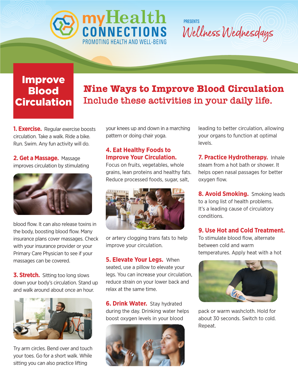 Improve Blood Circulation Circulation Include These Activities in Your Daily Life