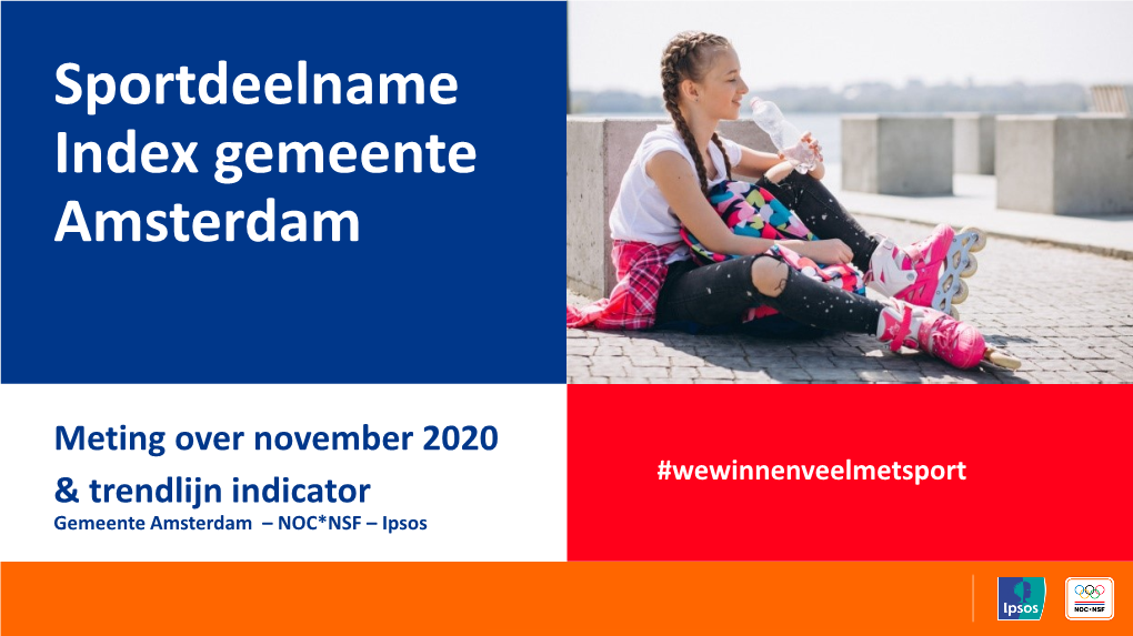 Sportdeelname Index Amsterdam November 2020