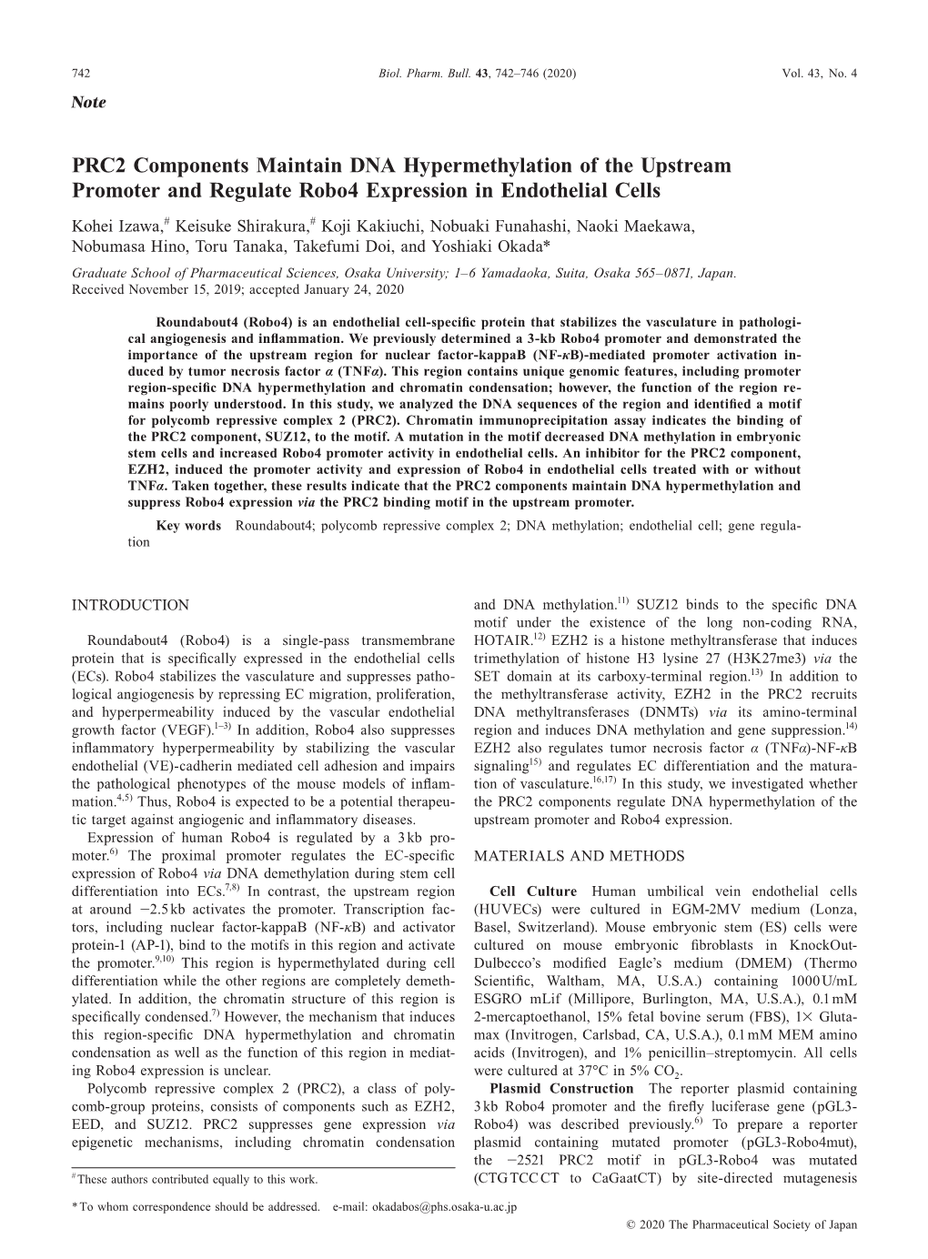 Biol. Pharm. Bull. 43(4): 742-746 (2020)