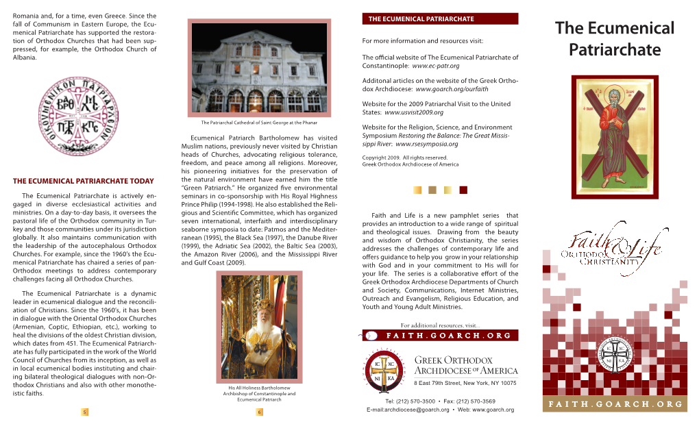 The Ecumenical Patriarchate