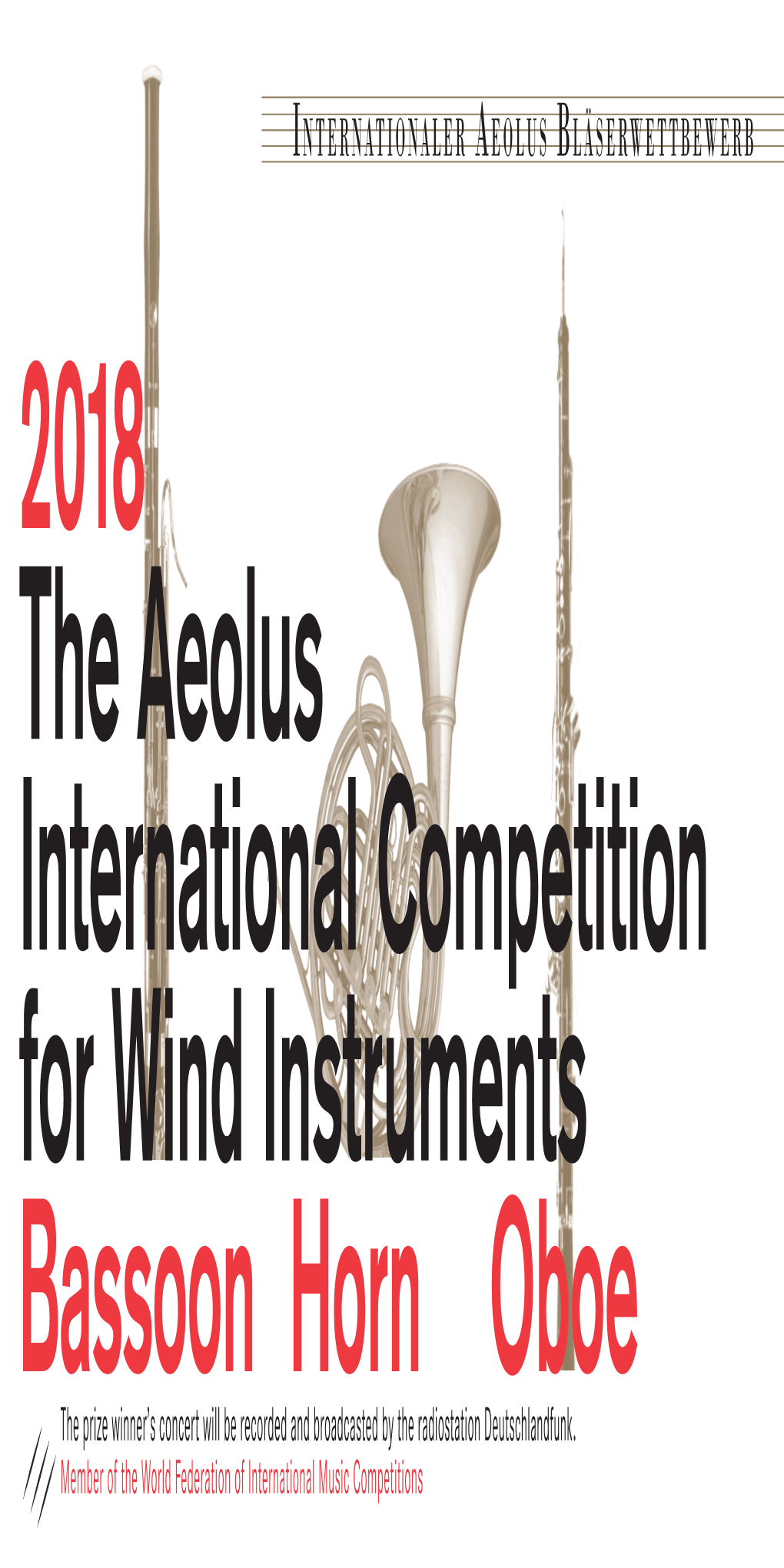 2018 the Aeolus International Competition for Wind Instruments