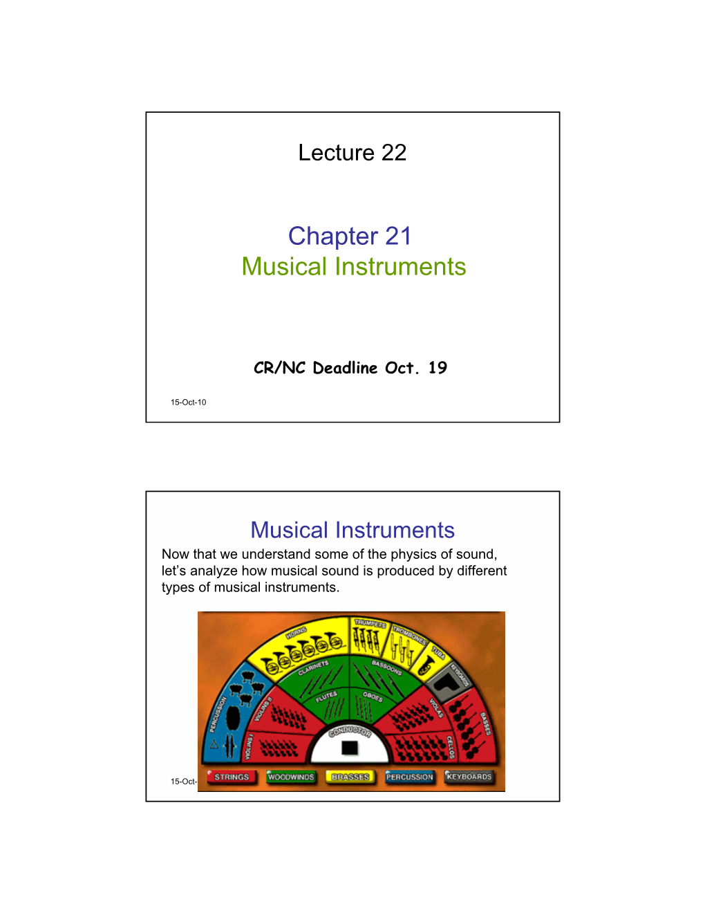 Chapter 21 Musical Instruments