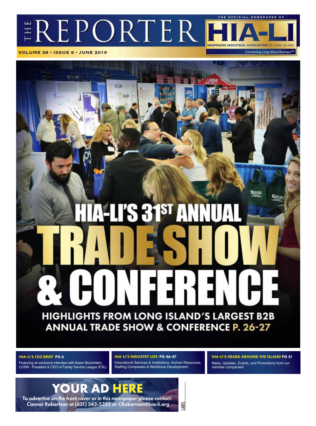 June 2019 - the HIA-LI Reporter Page 2 HIA REPRESENT TENSOFTHOUSANDSBUSINESSPROFESSIONALS