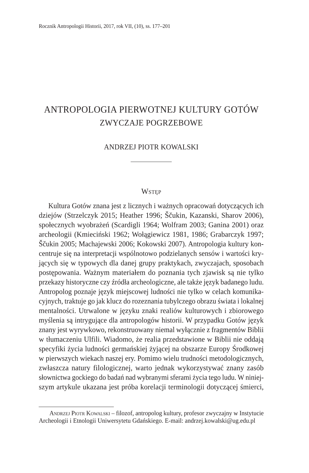 Antropologia Pierwotnej Kultury Gotów Zwyczaje Pogrzebowe