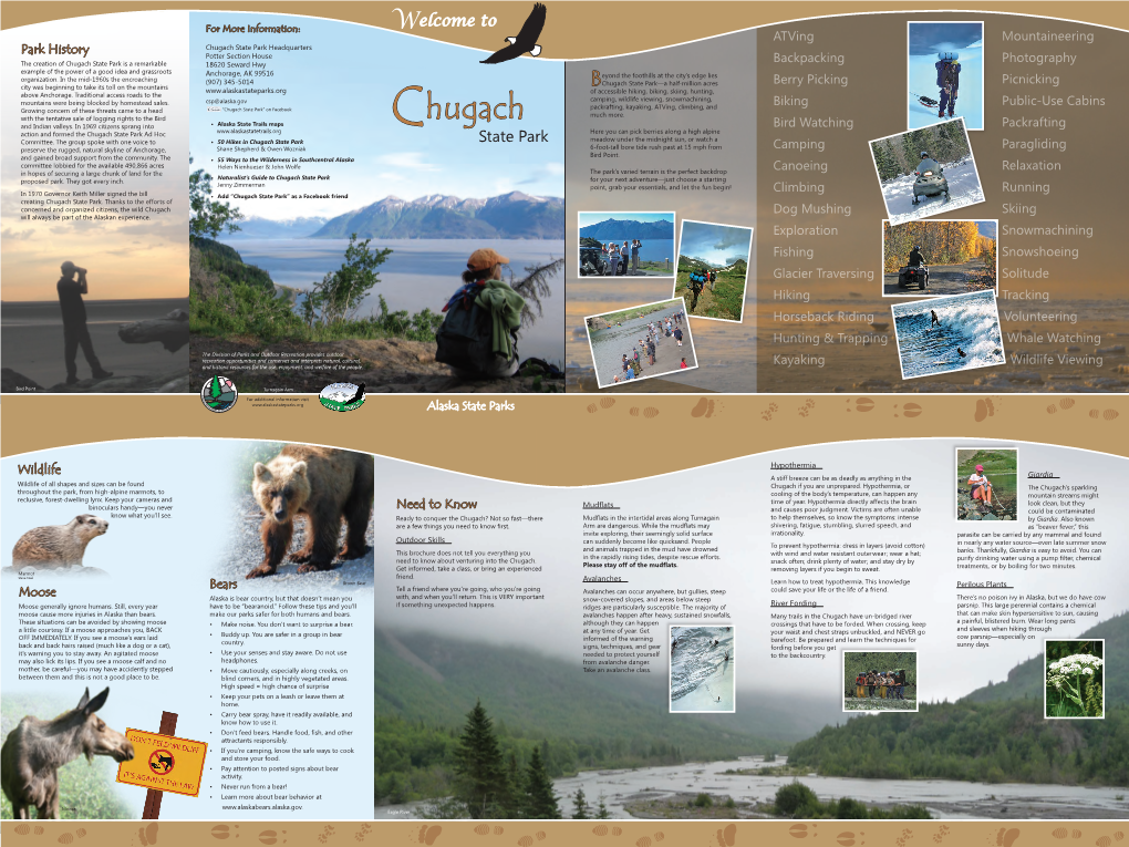 Chugach State Park Brochure