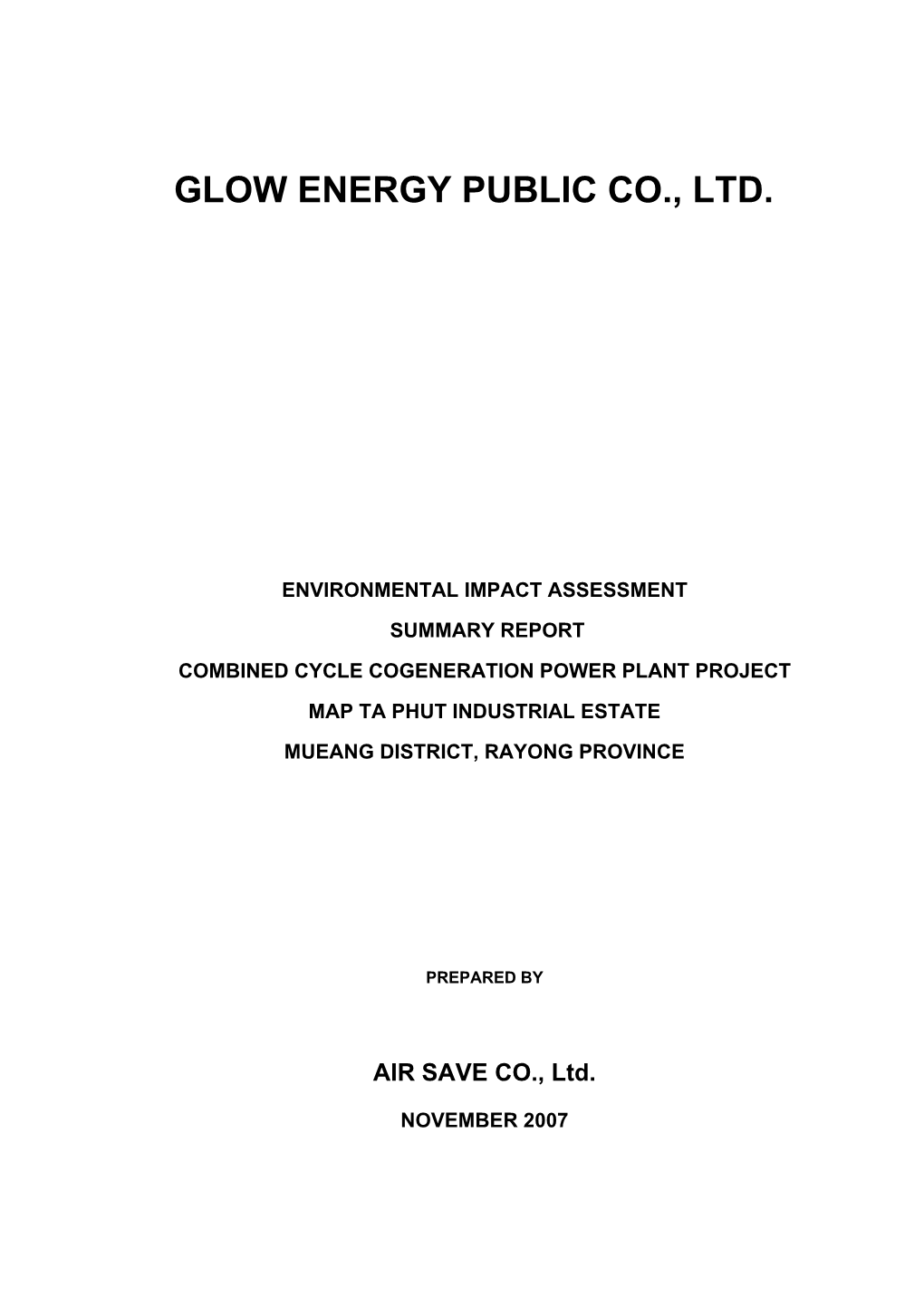 Glow Energy Public Co., Ltd