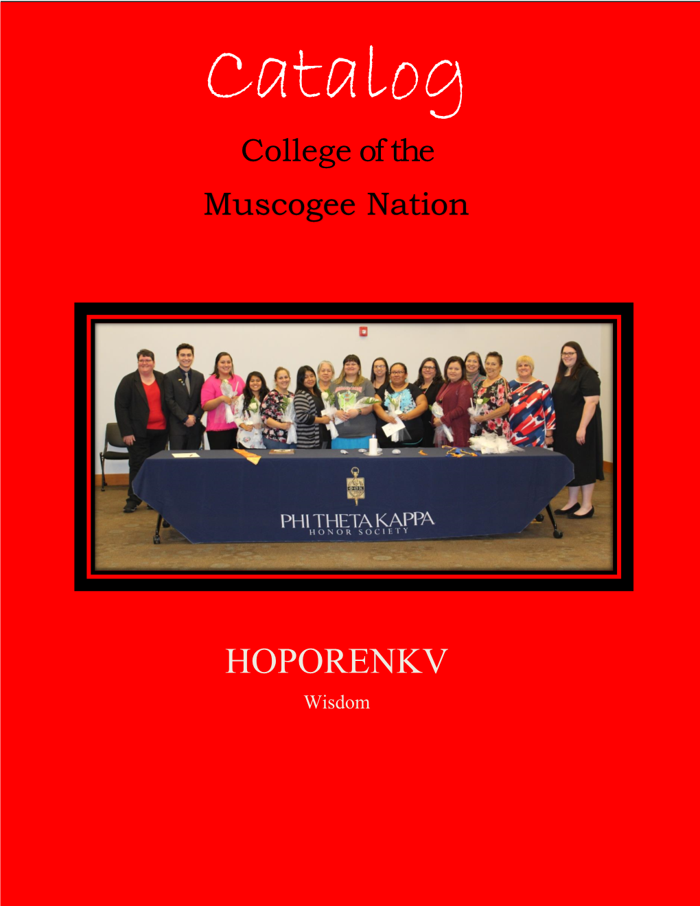 Catalog College of the Muscogee Nation