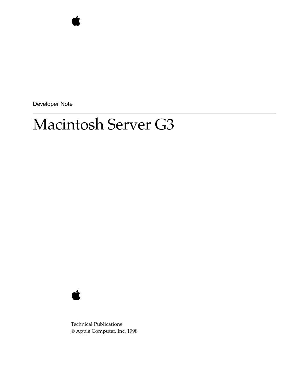 Macintosh Server G3