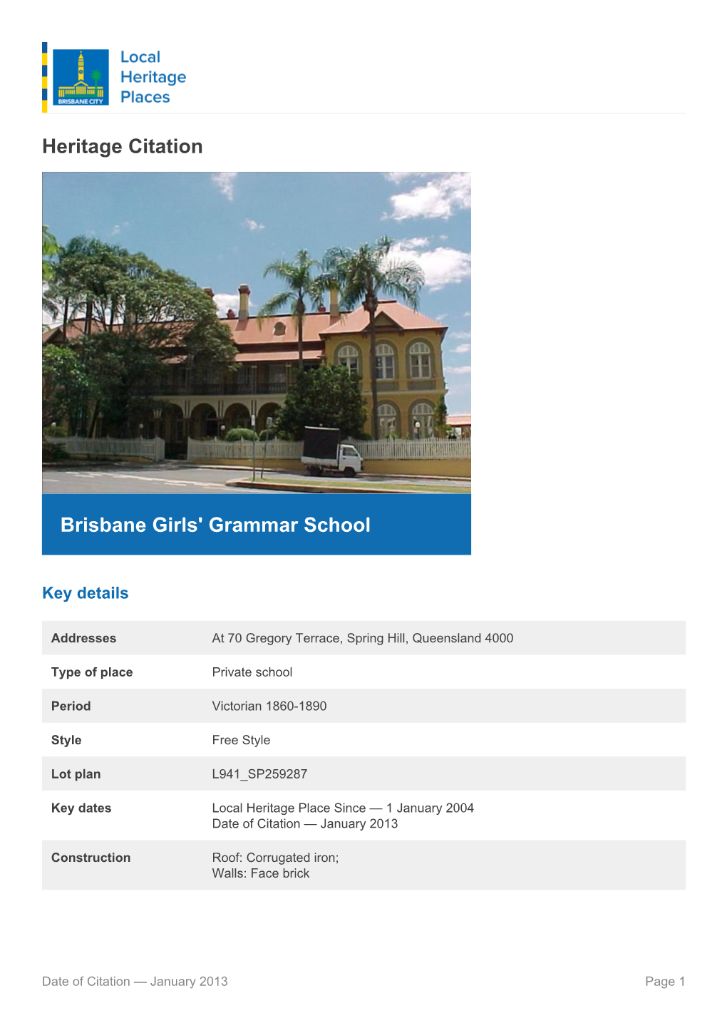 Brisbane Girls' Grammar School