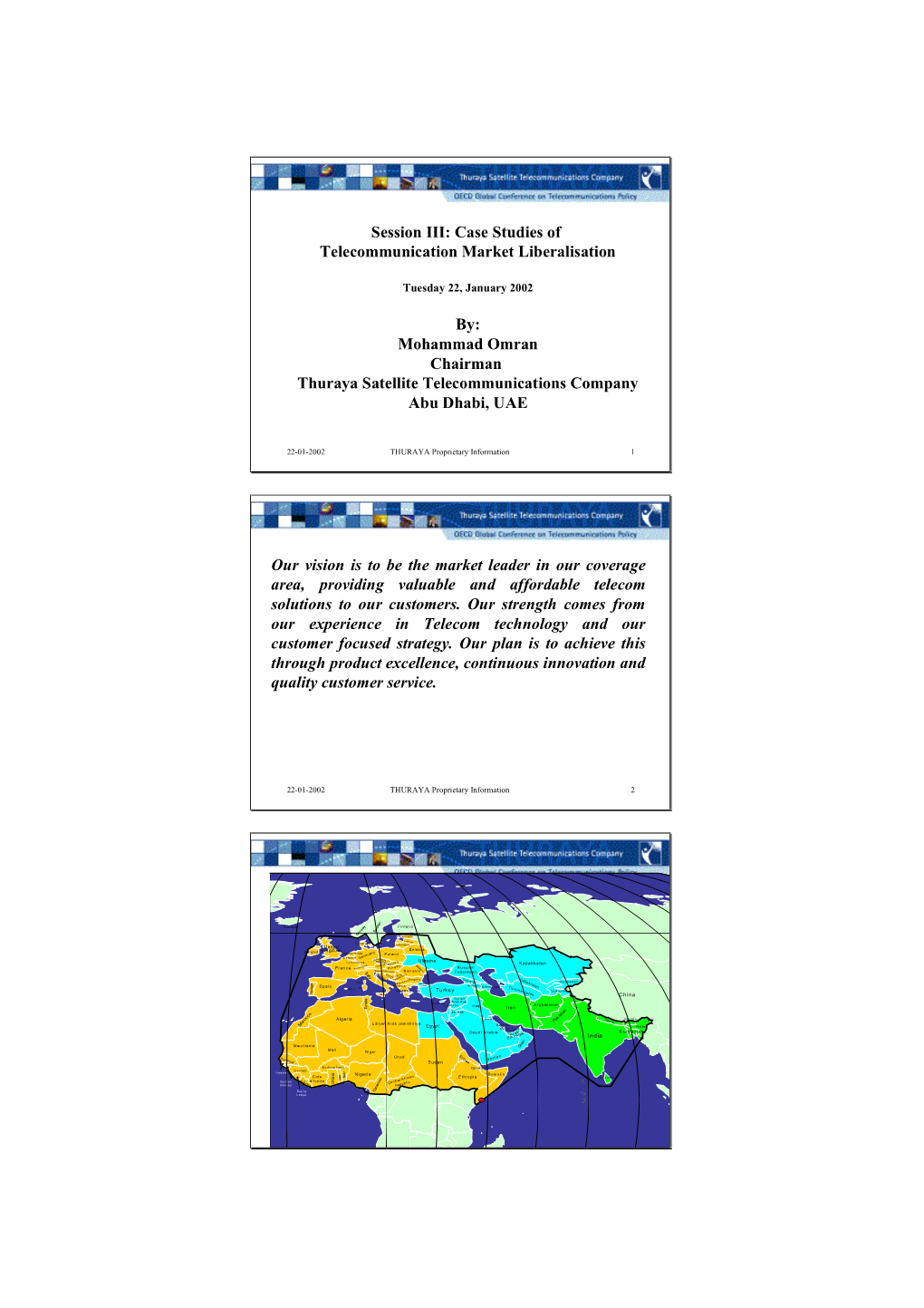 Thuraya Coverage Area