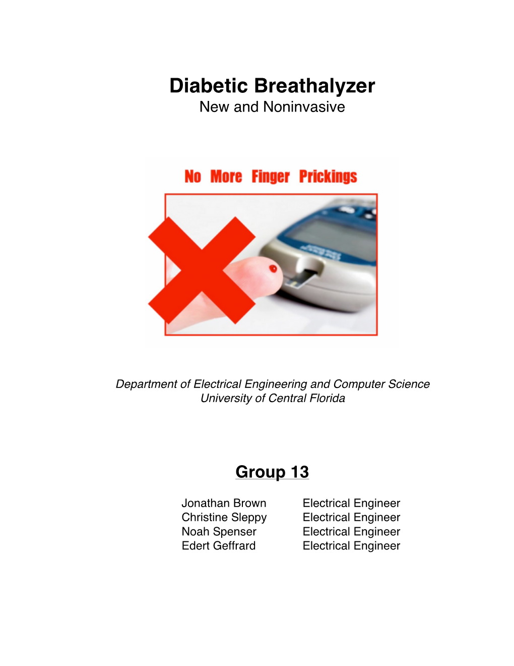 Diabetic Breathalyzer New and Noninvasive