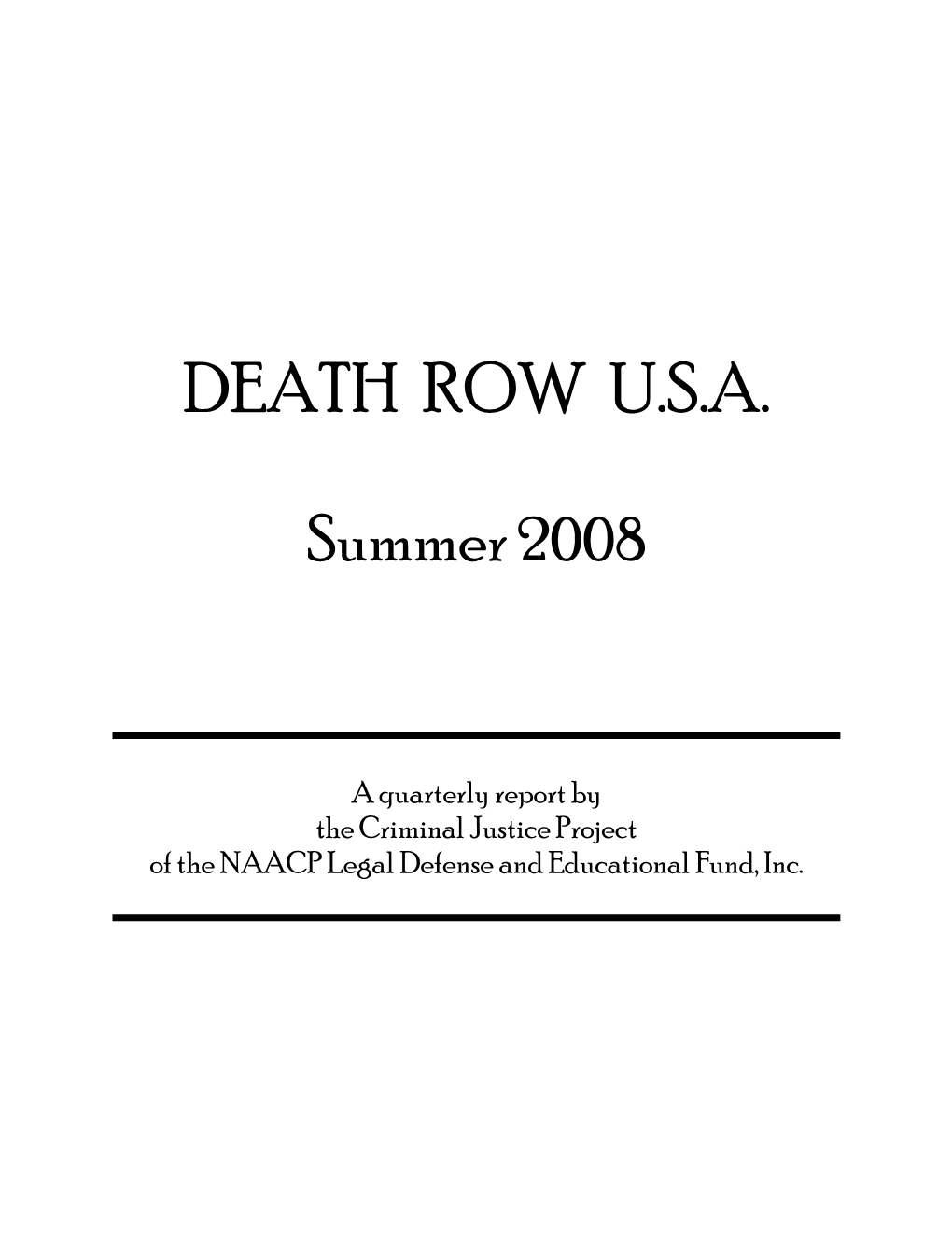 Death Row U.S.A