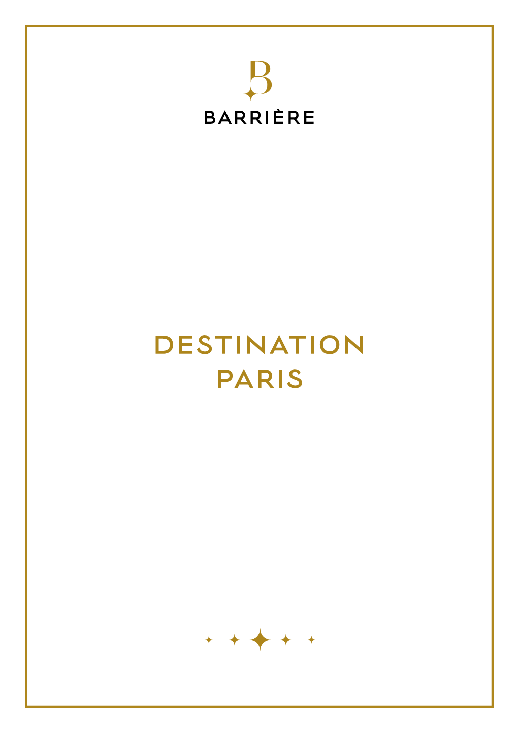 Destination Paris Paris