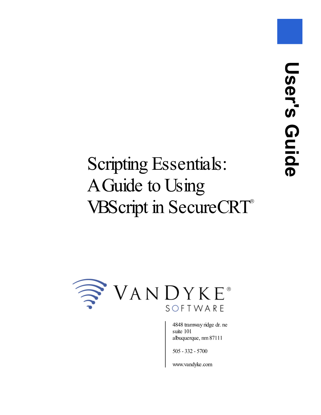 A Guide to Using Vbscript in Securecrt