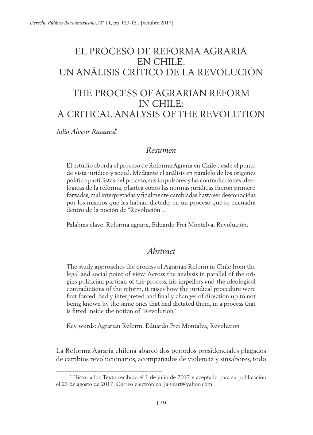 El Proceso De Reforma Agraria En Chile: Un Análisis Crítico De La Revolución