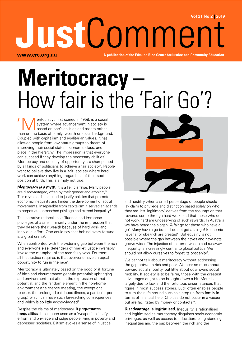 Meritocracy – How Fair Is the ‘Fair Go’?