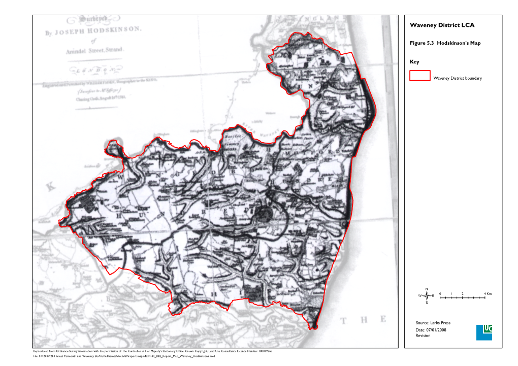 Landscape Character Assessments for Great Yarmouth Borough and the Broads Authority Noted Where Relevant