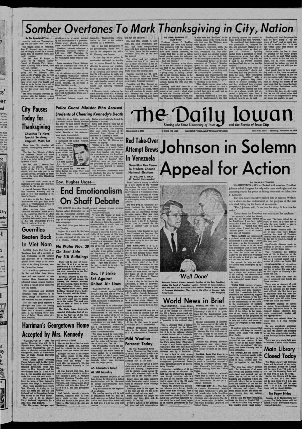 (Iowa City, Iowa), 1963-11-28